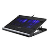 Radiador de computadora portátil ajustable de múltiples engranajes de aleación de aluminio T10 (negro)