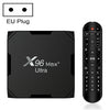 X96 Máx+ Ultra 4GB+ 64GB Amlogic S905X4 8K TV Smart TV Box Android 11.0 Media Player, Tipo de enchufe: Eu Plug