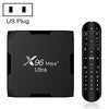 X96 Máx+ Ultra 4GB+ 64GB Amlogic S905X4 8K TV Smart TV Box Android 11.0 Media Player, Tipo de enchufe: EE. UU. ENPUCHO