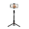 L12D Bluetooth Control remoto Desmontable Luz de relleno Trípode Selfie Stick Soporte para teléfono
