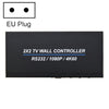 Controlador de pared de TV BT100 4K 60Hz 1080P 2 x 2, Tipo de enchufe: enchufe de la UE (negro)