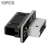 10 PCS 73S Placa base USB 3.0 19P / 20P a Type-E90 Adaptador de grado