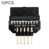 10 PCS Placa base USB 2.0 9Pin a USB 3.0 19Pin Adaptador de conector enchufable, Modelo: PH23B