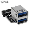10 PCS 19/20Pin a Dual USB 3.0 Adaptador Convertidor, Modelo: PH21