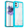 For Nothing Phone 1 Colorful Series Acrylic + TPU Phone Case (Azul transparente)