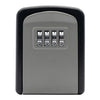 Caja de almacenamiento de llaves de aleación de aluminio con contraseña de 4 dígitos G9 (gris)