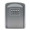 Caja de almacenamiento de llaves de aleación de aluminio con contraseña de 4 dígitos G9 (Plata)