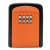 Caja de almacenamiento de llaves de aleación de aluminio con contraseña de 4 dígitos G9 (naranja)