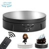 14,6 cm Espejo remoto USB Giratorio eléctrico Giratorio Soporte de exhibición, Carga: 10 kg (Negro)