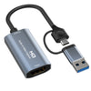 Tarjeta de captura de vídeo Z29 HDMI/M a USB tipo C/M HD