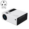 Y6 190ANSI 1024x600P Proyector LED Soporte Pantalla Duplicación, Enchufe AU (Blanco)