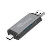 ADS-101 Lector de tarjetas multifunción USB 3.0 (Gris)
