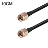 Cable adaptador coaxial RP-SMA macho a RP-SMA macho RG174 RF, longitud: 10 cm