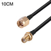 SMA macho a RP-SMA hembra RG174 Cable adaptador coaxial RF, longitud: 10 cm