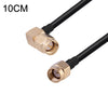Codo macho SMA a cable adaptador coaxial RF RG174 macho PR-SMA, longitud: 10 cm