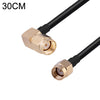 Codo macho RP-SMA a cable adaptador coaxial RF RG174 macho RP-SMA, longitud: 30 cm