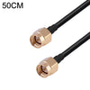 Cable adaptador coaxial SMA macho a SMA macho RG174 RF, longitud: 50 cm