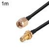 Cable adaptador coaxial SMA macho a SMA hembra RG174 RF, longitud: 1 m