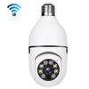 A6 2MP HD Bombilla WiFi Soporte de cámara Detección de movimiento / Audio bidireccional / Visión nocturna / Tarjeta TF con tarjeta de memoria 32G