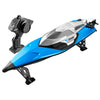 Barco de juguete de lancha rápida RC de alta velocidad a prueba de agua S2 (azul)