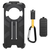 Para Ulefone Power Armor 16 Pro Ulefone Back Clip Phone Case con mosquetón (negro)