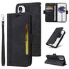 For Nothing Phone 1 BETOPNICE Estuche de cuero para teléfono con hebilla de doble cara (negro)