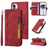 For Nothing Phone 1 BETOPNICE Estuche de cuero para teléfono con hebilla de doble cara (Rojo)