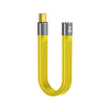 100W 40Gbps USB-C/Tipo-C Hembra a USB-C/Tipo-C Macho FPC Cable de datos flexible, Longitud: 13,8 cm (Amarillo)