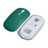 FOREV FVW312 1600 ppp Bluetooth 2.4G Ratón inalámbrico de modo dual (verde oscuro)