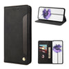 For Nothing Phone 1 Skin Feel Splicing Leather Phone Case (Negro)