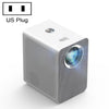 AUN ET50 4 pulgadas 180 lúmenes 1920x1080P Mini proyector LED inteligente, Tipo de enchufe: enchufe de EE. UU. (Blanco)