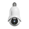 DP31 Cámara de vigilancia WiFi con bombilla HD de 2.0MP, detección de movimiento compatible, visión nocturna (blanco)