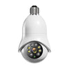 DP31 Cámara de vigilancia WiFi con bombilla HD de 2.0MP, compatible con detección de movimiento, visión nocturna, fuente de luz dual (blanco)