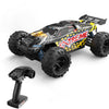 9302E 1:18 Escala completa Control remoto 4WD Coche de alta velocidad (Amarillo)