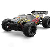 9307E 1:18 Control remoto a escala completa 4WD Coche de alta velocidad (negro amarillo)