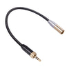 SB419M120-03 Cable de audio macho de 3,5 mm macho a mini XLR de 3 pines macho, longitud: 30 cm