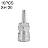 LAIZE SH-30 10 piezas tipo C autobloqueo tubo de aire neumático conector de ajuste rápido