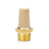 LAIZE 10 piezas de silenciador neumático largo de medio cobre, calibre: 3 puntos