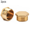 LAIZE 10pcs Hexagon Plug Rosca Macho, Calibre: 4 Puntos