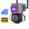 ST-429-4M-TY-4G 4MP 4G Smart Security Floodlight Cámara compatible con audio bidireccional/visión nocturna, frecuencia EU 4G