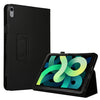 Para iPad 10th Gen 10.9 2022 Litchi Texture Leather Smart Tablet Case con soporte (Negro)