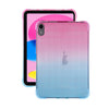 Para iPad 10th Gen 10.9 2022 Square Gradient TPU Tablet Case (Rosa Gradiente Verde)