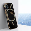 For Nothing Phone 1 XINLI Straight 6D Plating Gold Edge TPU Phone Case (Negro)
