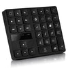 533 Bluetooth 5.0 Pintura Teclado 35 teclas Teclado Teclado digital inalámbrico (Negro)