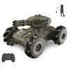 Coche de control remoto JJR/C Q126 Spray Bomb Drift, especificación: rueda universal de doble control (verde)