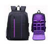 Mochila para cámara al aire libre Bolsa de hombro para cámara de fotografía a prueba de agua, Tamaño: 45x32x18cm (Púrpura)