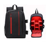 Mochila para cámara al aire libre Bolsa de hombro para cámara de fotografía a prueba de agua, Tamaño: 33.5x25.5x15.5cm (Rojo)