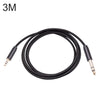 3662BK Cable de audio estéreo macho de 3,5 mm a macho de 6,35 mm, longitud: 3 m