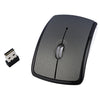 Ratón plegable inalámbrico HXSJ ZD-01 1600DPI 2.4GHz (Gris)
