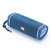T&G TG375 Subwoofer de altavoz inalámbrico Bluetooth RGB con luz LED portátil para exteriores (azul)